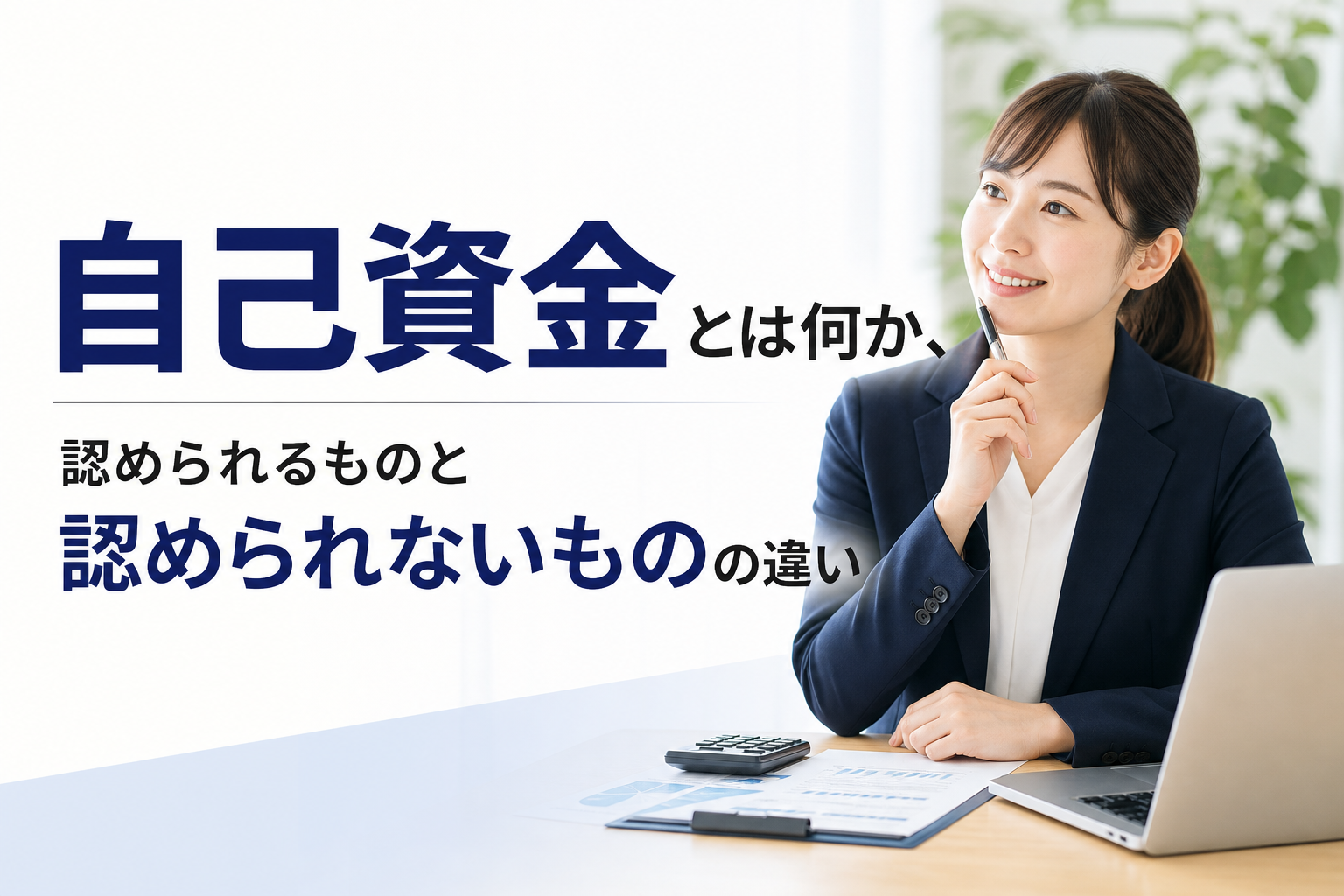 自己資金とは何か、認められるものと認められないものの違い